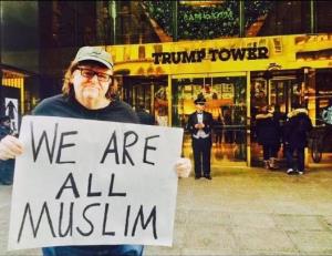 Submitted by Moore to Facebook and captioned "Me at Trump Tower, December 16, 2015, 3:35pm."
