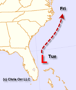 The First Tropical Depression Of The Hurricane Season