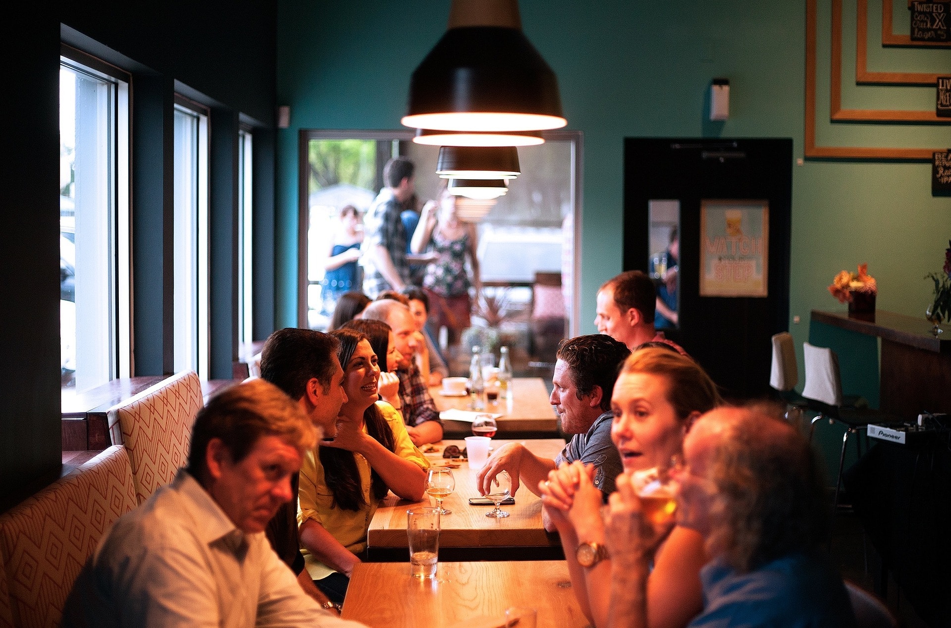 Restaurant diners