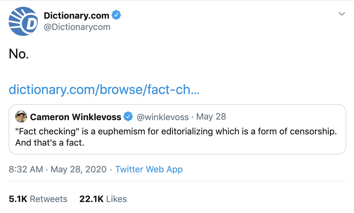 Definition of fact-check
