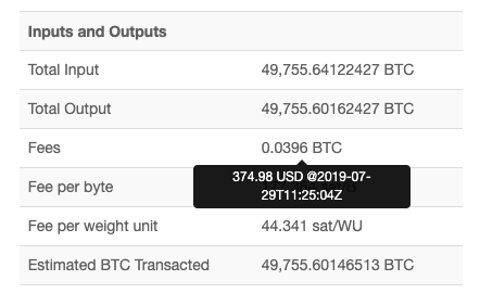 Bitcoin transaction