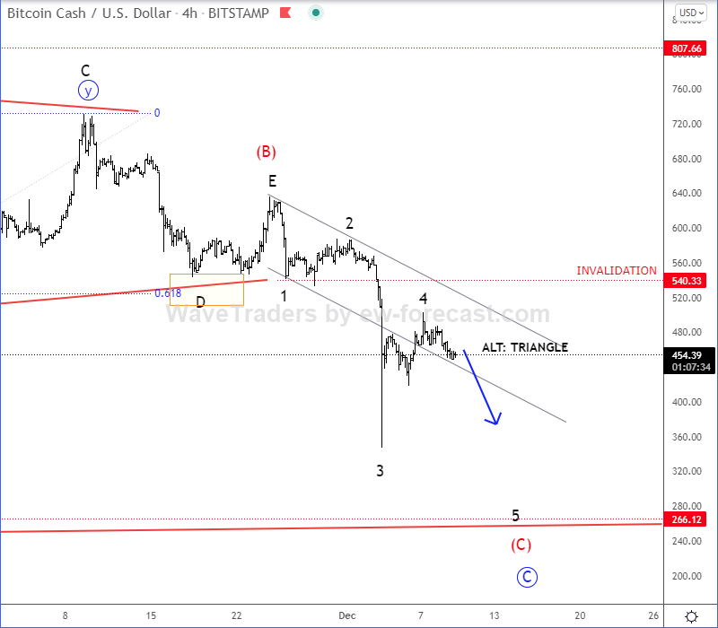 Crypto market total cap Elliott Wave