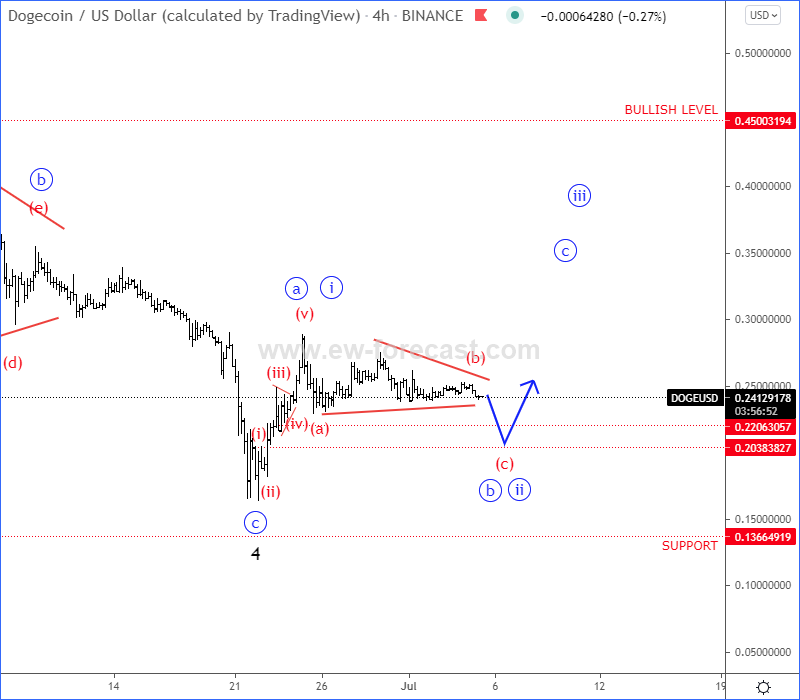 Doge Elliott Wave Analysis