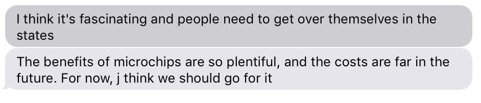 Text exchange