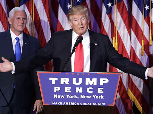 Trump post election speech