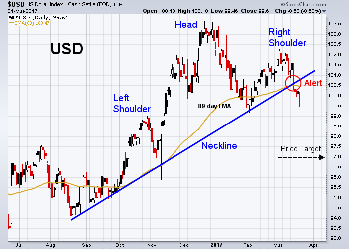 USD Daily Chart in 9-Month Timespan