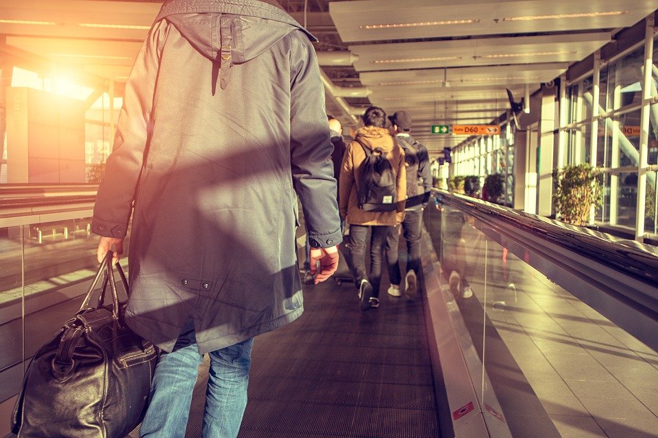 Traveler, Airport, Luggage, Vacation, Tourism, Flight