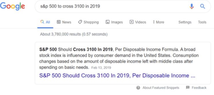 S&P 500 To Be Around 4000 By The End Of 2020
